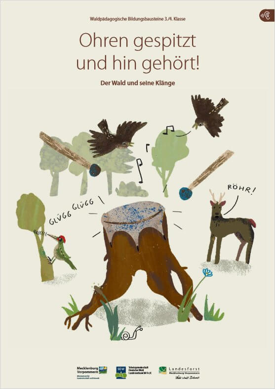 Ohren gespitzt und hin gehoert